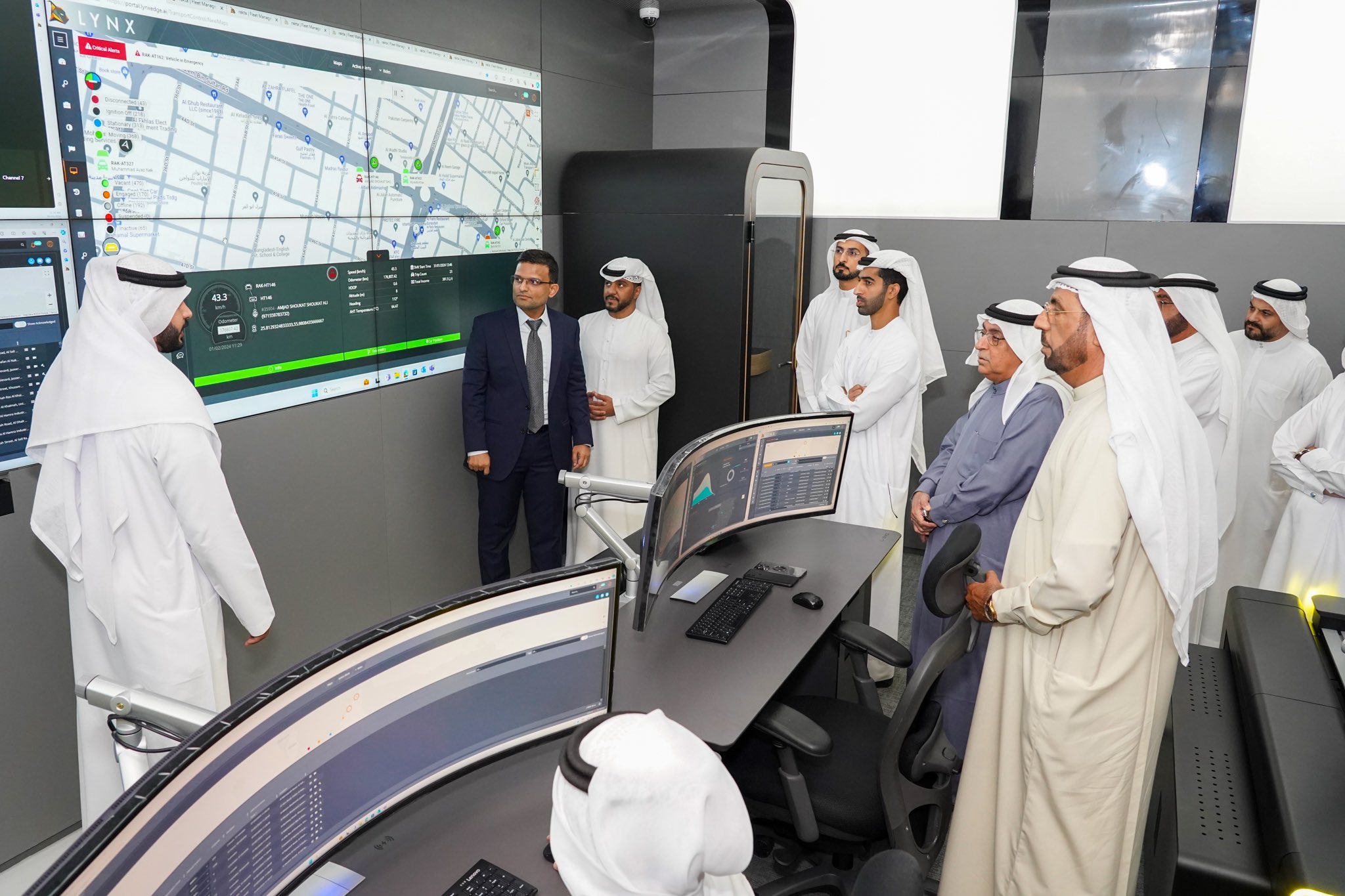 Sheikh Khaled Bin Saud Al Qasimi Inaugurates The New Building Of Rakta Rak Transport